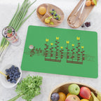 Music notes garden Cutting Board Gallery Image 2