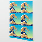 Shiba Inu in Great Wave Wallpaper Gallery Image 2