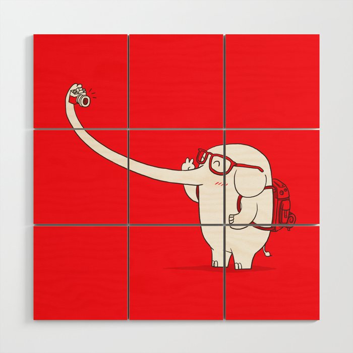Lonely Traveller Wood Wall Art Gallery Image 1