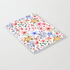 Simple colorful flowery meadow Notebook Gallery Image 3