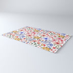 Simple colorful flowery meadow Rug Gallery Image 3