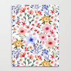 Simple colorful flowery meadow Notebook Gallery Image 4