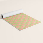 French Country Sunflower in Olive Yoga Mat Gallery Image 2