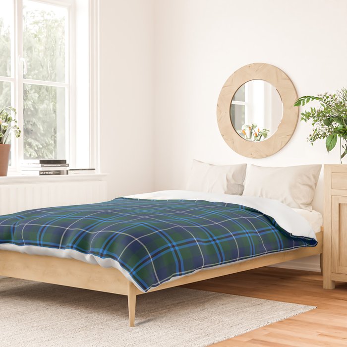 Clan Douglas Tartan (Modern) Duvet Cover Gallery Image 2