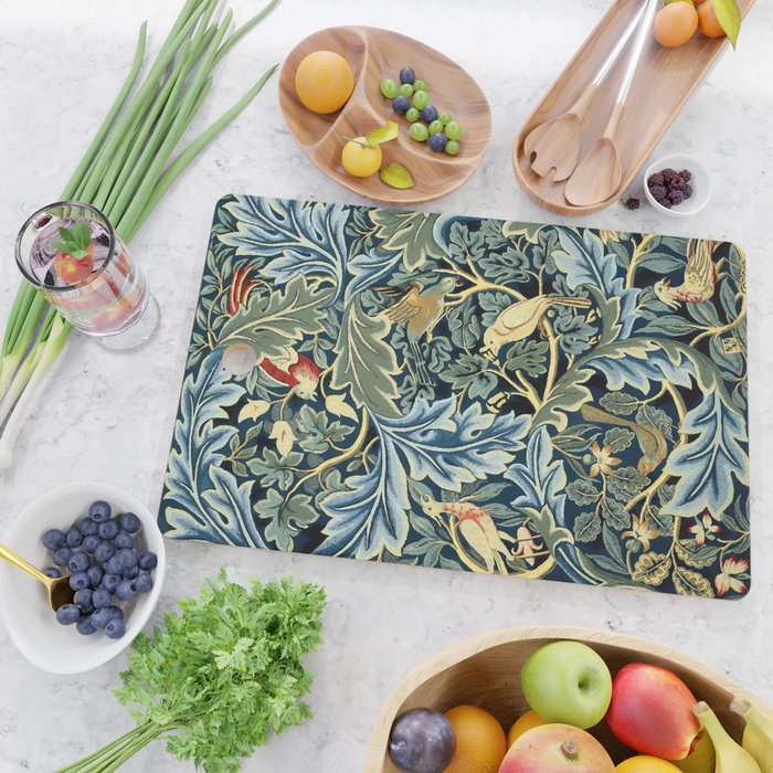 William Morris "Birds and Acanthus" Cutting Board Gallery Image 2