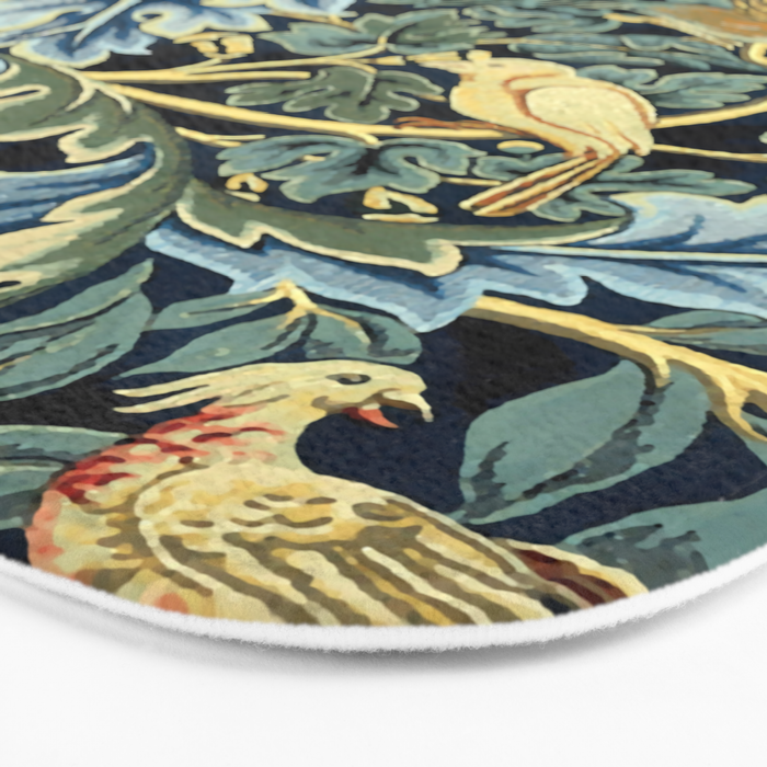 William Morris "Birds and Acanthus" Bath Mat Gallery Image 3
