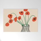 Flowers in Vase  Welcome Mat Gallery Image 1