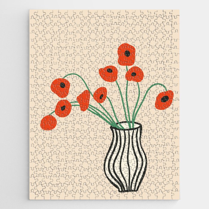 Flowers in Vase  Jigsaw Puzzle Gallery Image 1