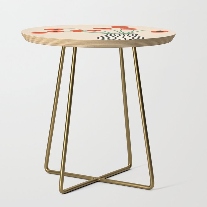 Flowers in Vase  Side Table Gallery Image 1