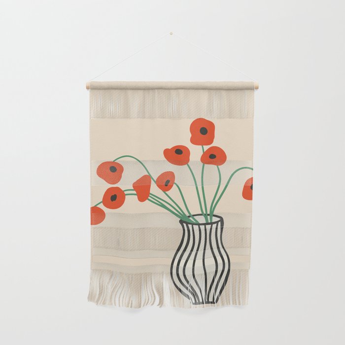Flowers in Vase  Wall Hanging Gallery Image 1