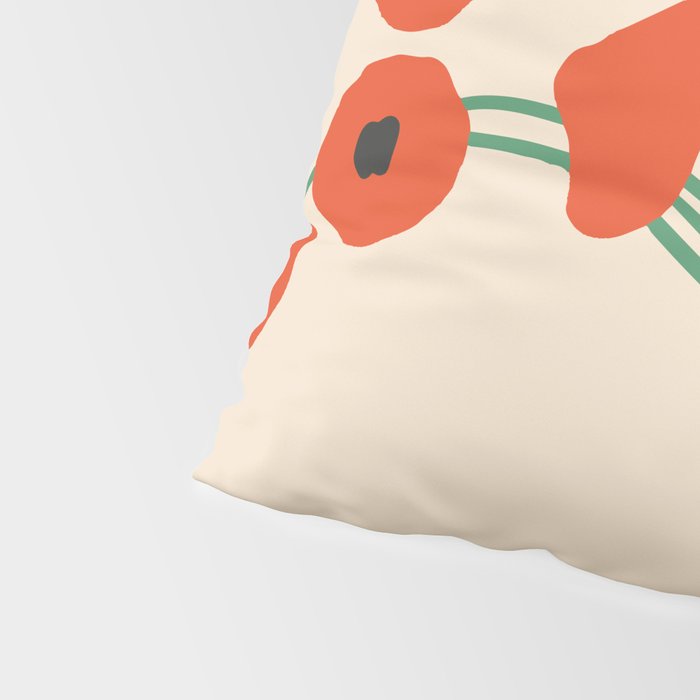 Flowers in Vase  Pillow Sham Gallery Image 4