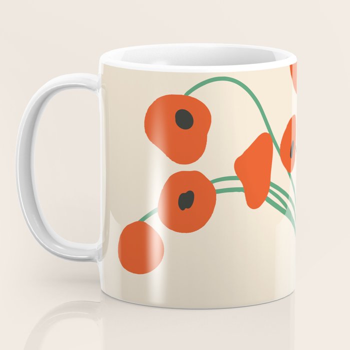 Flowers in Vase  Coffee Mug Gallery Image 3