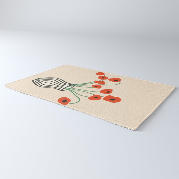 Flowers in Vase  Rug Gallery Image 3