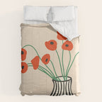 Flowers in Vase  Comforter Gallery Image 6