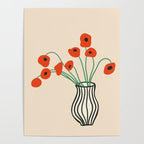 Flowers in Vase  Poster Gallery Image 4