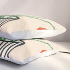 Flowers in Vase  Pillow Sham Gallery Image 3