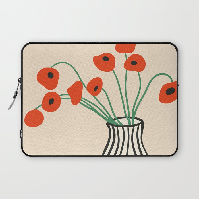 Flowers in Vase  Laptop Sleeve Gallery Image 1
