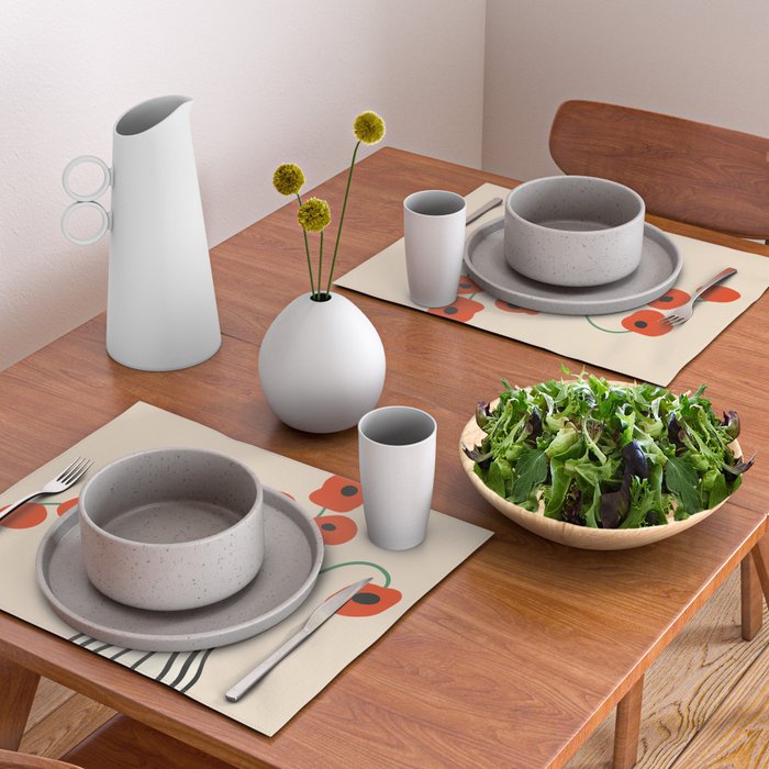 Flowers in Vase  Placemat Gallery Image 2