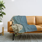 Houston we have cauliflower - Rocket take-off Throw Blanket Gallery Image 1