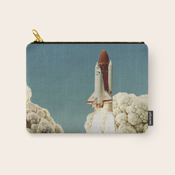 Houston we have cauliflower - Rocket take-off Carry All Pouch Gallery Image 1