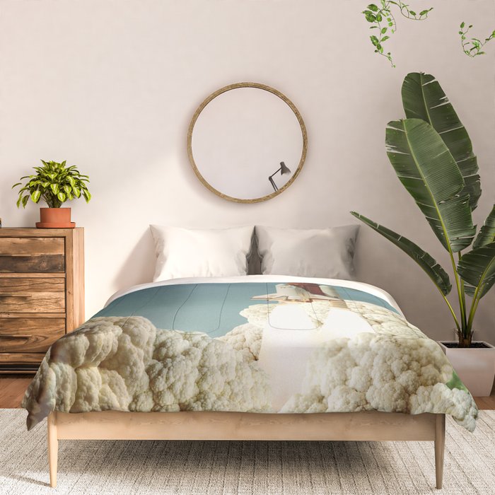 Houston we have cauliflower - Rocket take-off Comforter Gallery Image 3