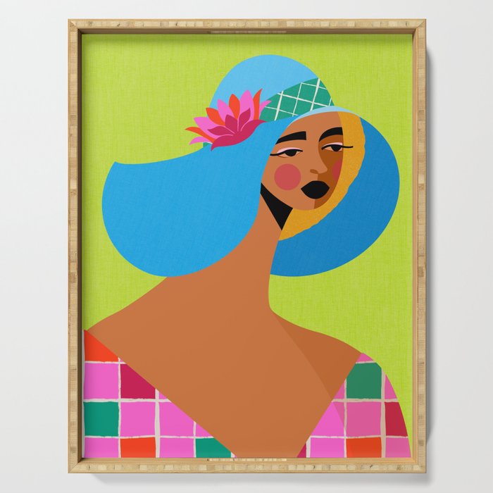 Sun Hat Serving Tray Gallery Image 1