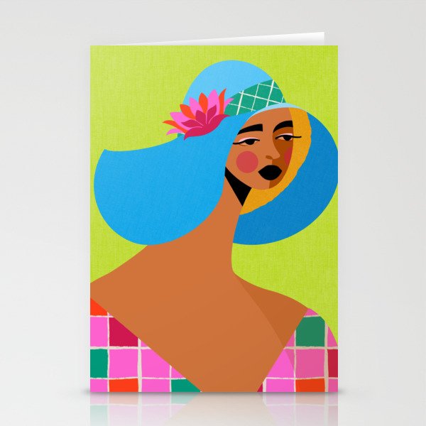 Sun Hat Stationery Card Gallery Image 2