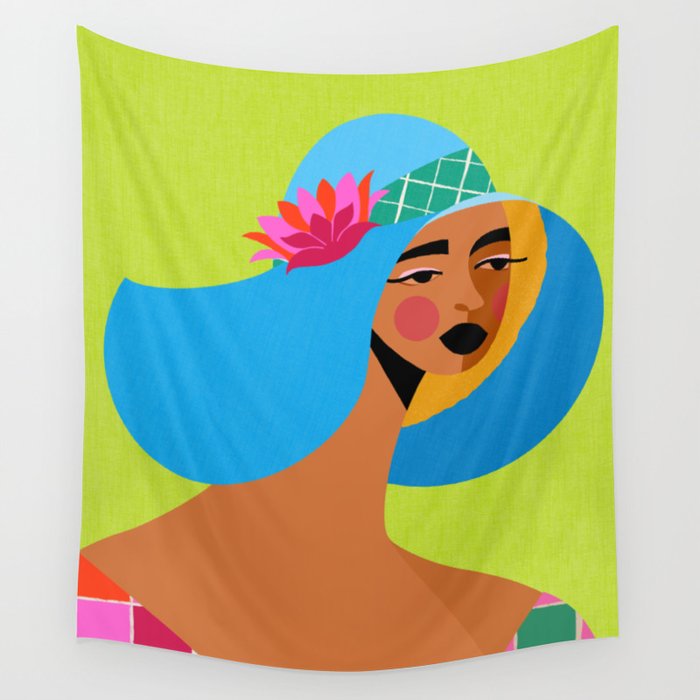 Sun Hat Wall Tapestry Gallery Image 4