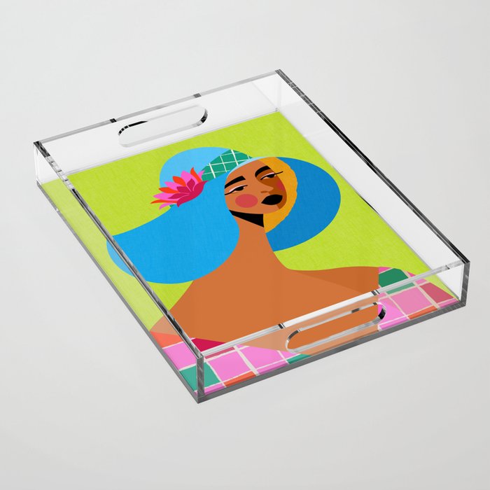 Sun Hat Acrylic Tray Gallery Image 1