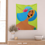Sun Hat Wall Tapestry Gallery Image 2