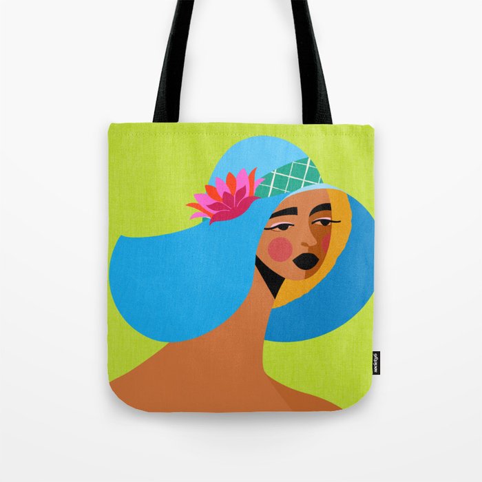 Sun Hat Tote Bag Gallery Image 1