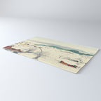 Anna Mary Robertson 'Grandma' Moses To Grandma's House We Go on Thanksgiving Day Folk Art Rug Gallery Image 3