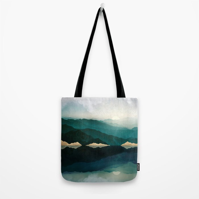 Waters Edge Reflection Tote Bag Gallery Image 2