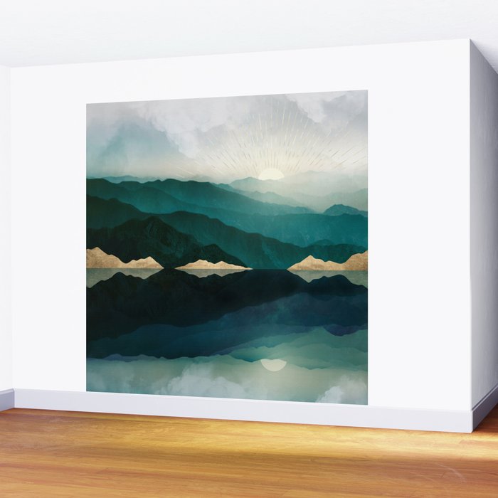 Waters Edge Reflection Wall Mural Gallery Image 2