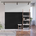 Color Block-Black and White Wall Mural Gallery Image 1