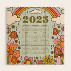 2025 Calendar Wood Wall Art Gallery Image 1