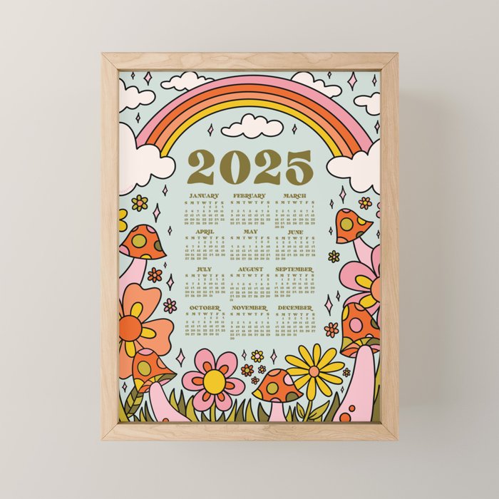 2025 Calendar Mini Art Print Gallery Image 1