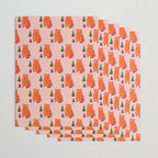 Christmas fox - illustration Wrapping Paper Gallery Image 3