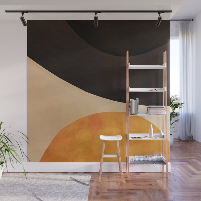 Abstract & Modern Shape Art 3 Wall Mural Gallery Image 1