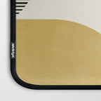 Abstract Lines Composition - Gold Yellow Laptop Sleeve Gallery Image 3