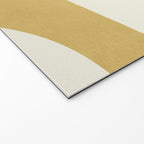 Abstract Lines Composition - Gold Yellow Welcome Mat Gallery Image 2