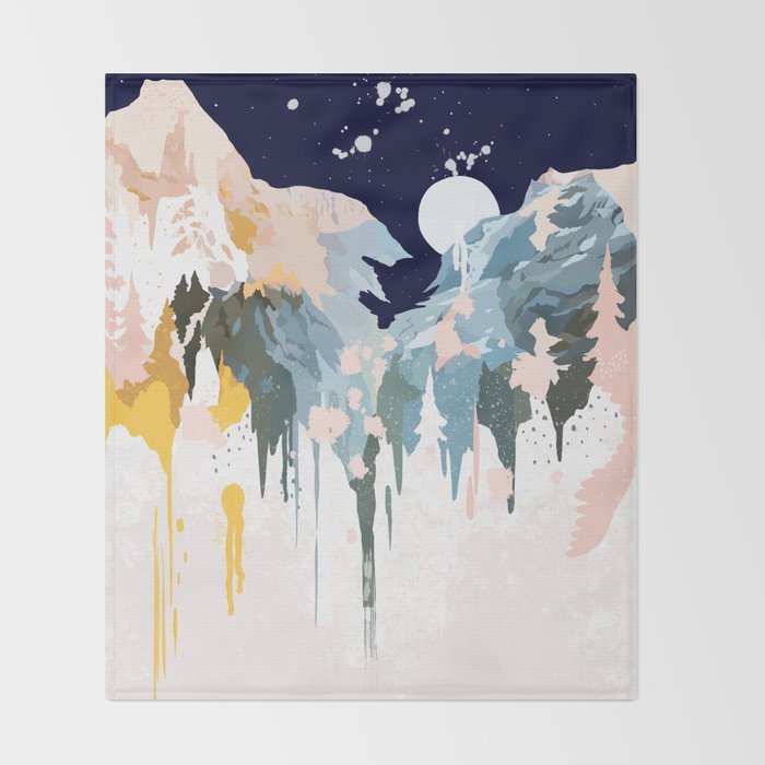 National park Throw Blanket Gallery Image 2