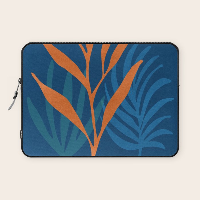 Super Moon Landscape in Blue and Orange Laptop Sleeve Gallery Image 1