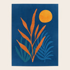 Super Moon Landscape in Blue and Orange Poster Gallery Image 4