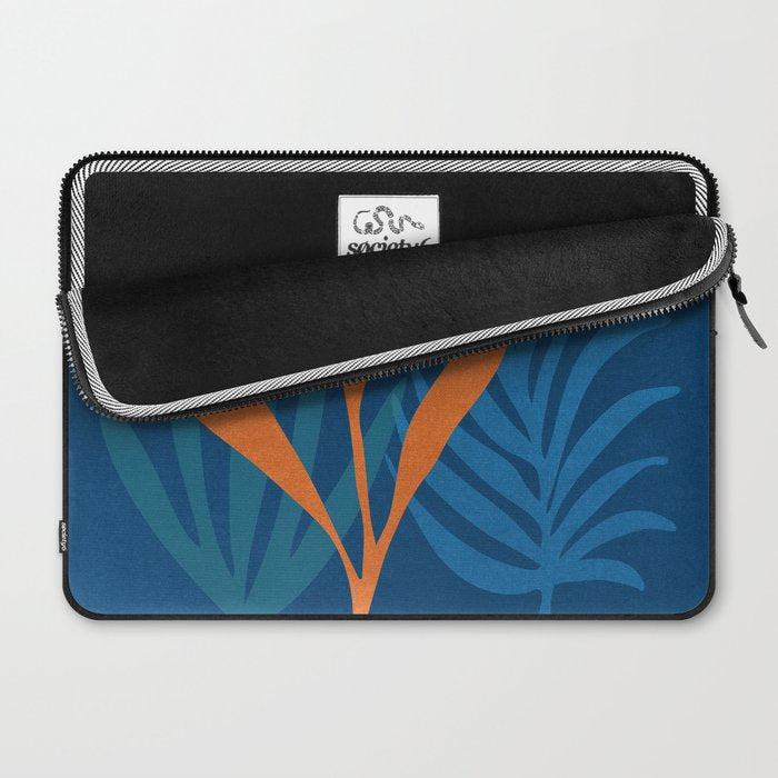 Super Moon Landscape in Blue and Orange Laptop Sleeve Gallery Image 2