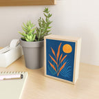 Super Moon Landscape in Blue and Orange Mini Art Print Gallery Image 2
