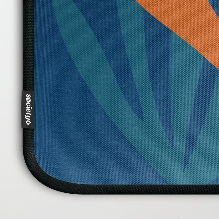 Super Moon Landscape in Blue and Orange Laptop Sleeve Gallery Image 3