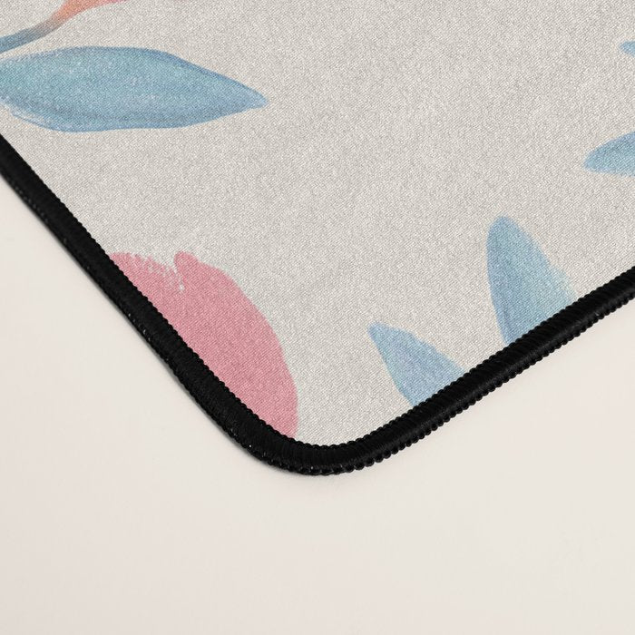 Peony Flower Gouache Illustration  Desk Mat Gallery Image 4