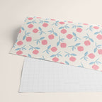 Peony Flower Gouache Illustration  Wrapping Paper Gallery Image 2