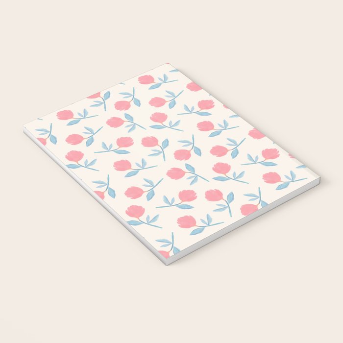 Peony Flower Gouache Illustration  Notebook Gallery Image 3